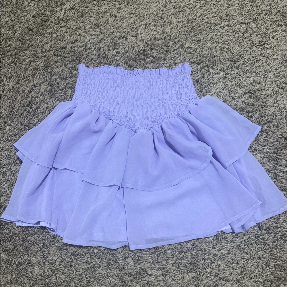 purple skirt